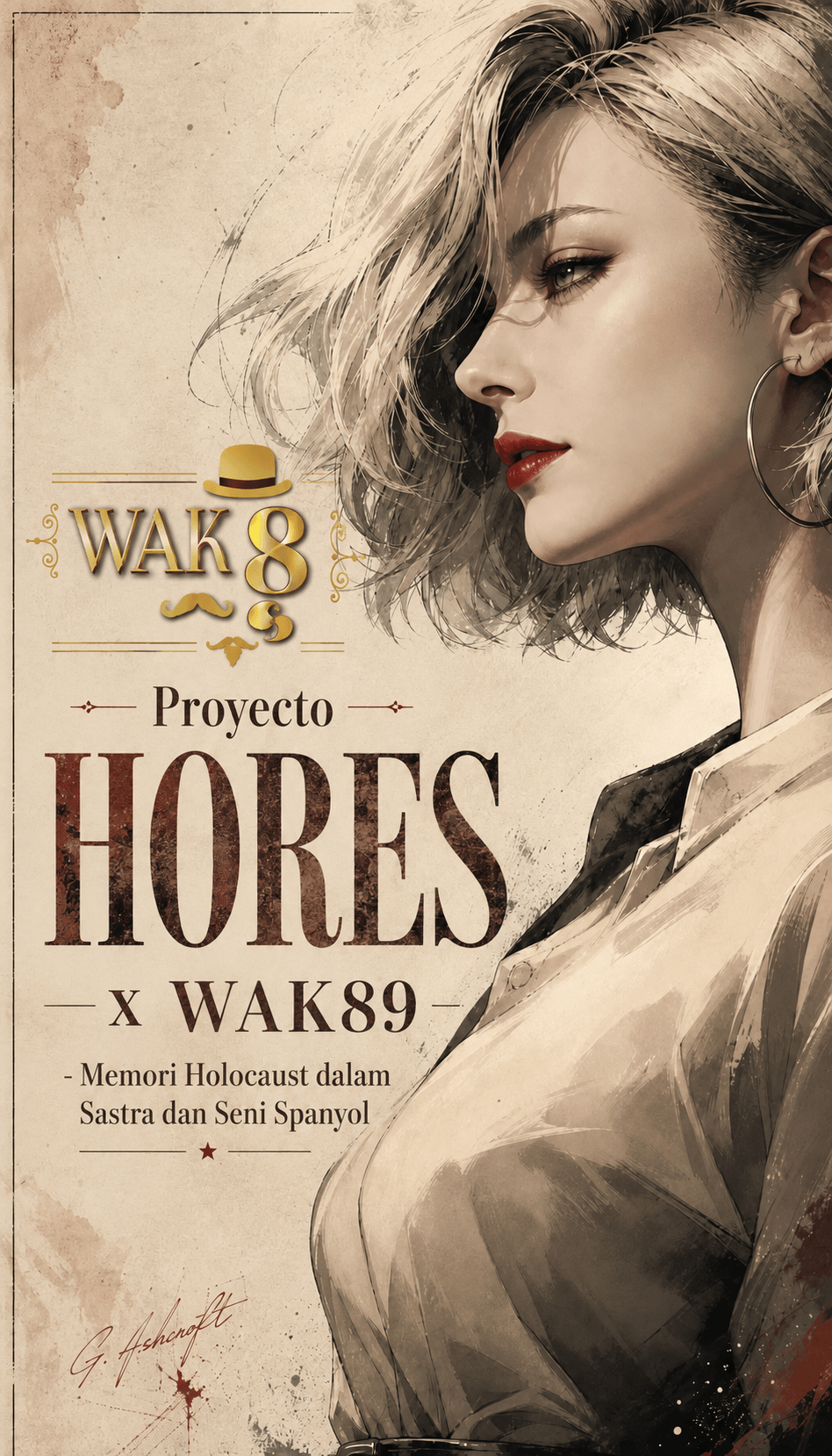 Proyecto HORES x WAK89 memori Holocaust sastra dan seni Spanyol